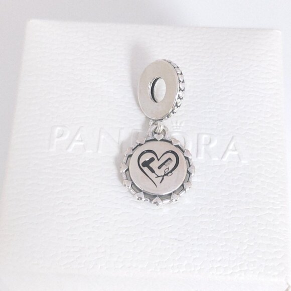 Pandora Engravable Hair Stylist Dangle Charm Sterling silver with box - Picture 3 of 7